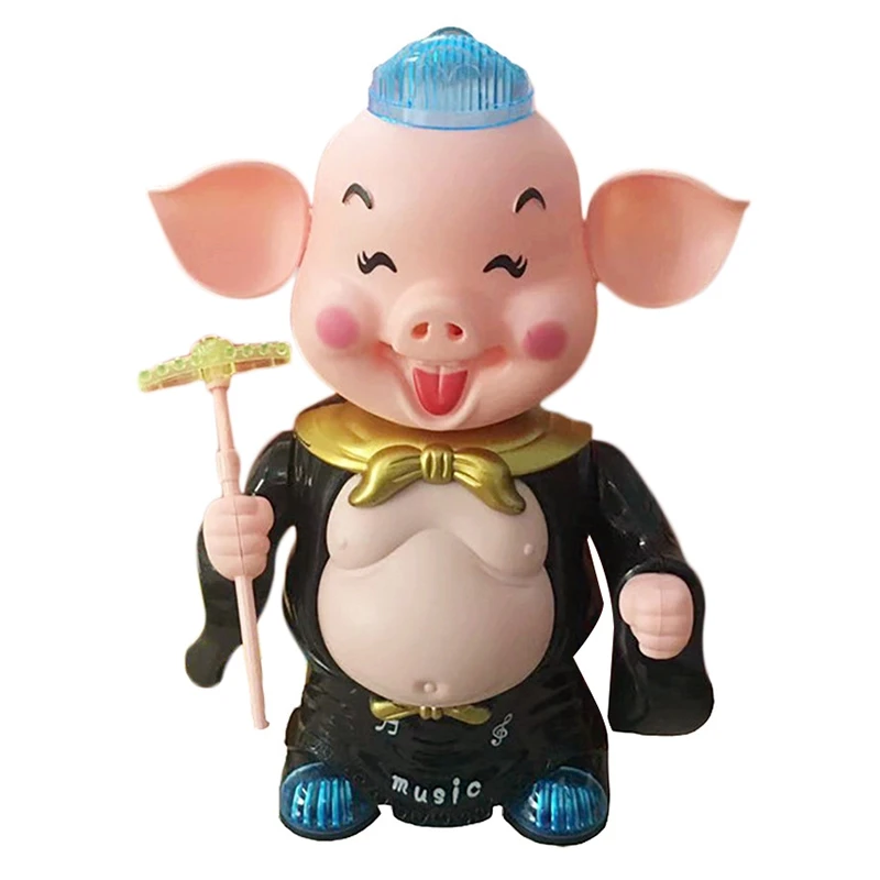 Electronic Toys Pig Dancing Music Walking Toy Singing Musical Lighting For Children Kid Toys For Children