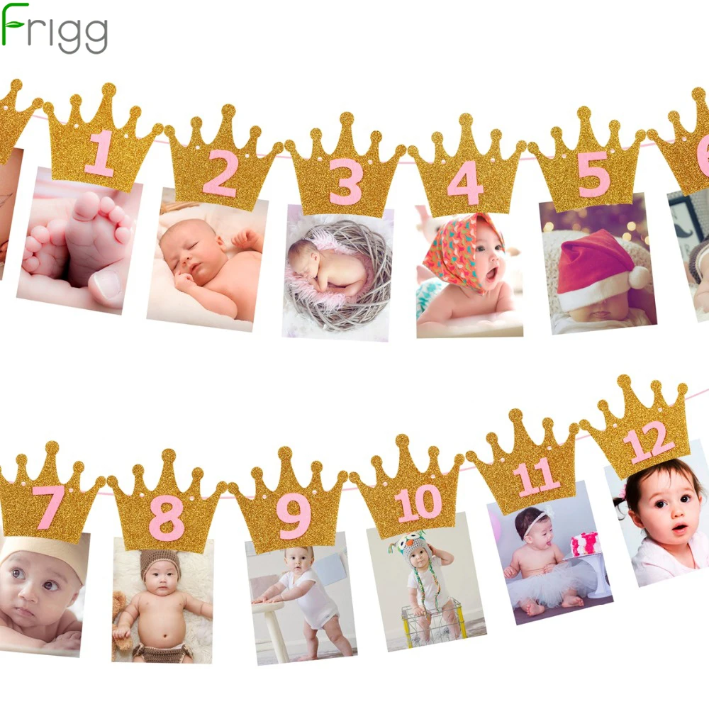 

Frigg First Birthday Banner Garlands One Year Old Baby Shower Boy 1st Birthday 1 Birthday Boy Happy Birthday Banner Decor