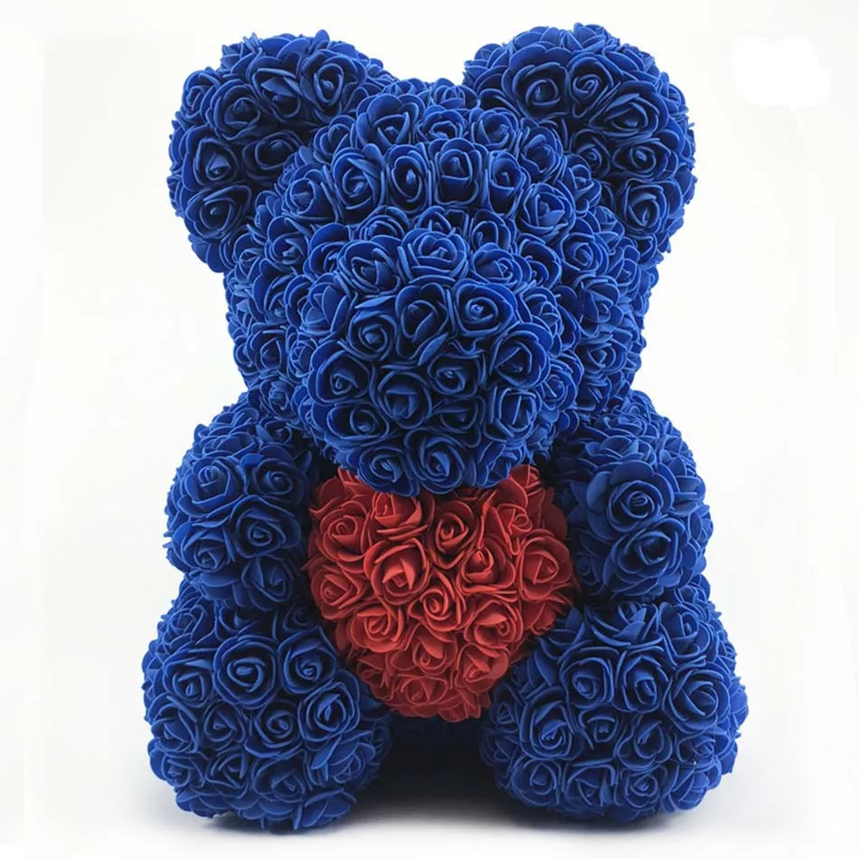 Ликвидация 40 см Румяна наш en peluche Роза наша Роза искусственное dcoration cadeau du Jour de Valentine