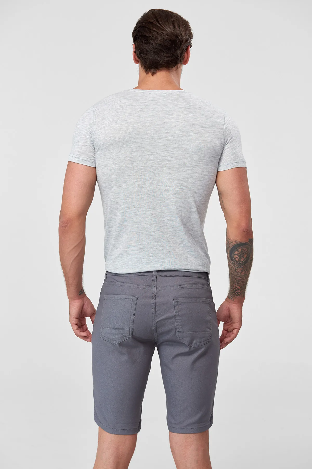 Trendyol серые мужские шорты-Nond'm Smart-повседневные