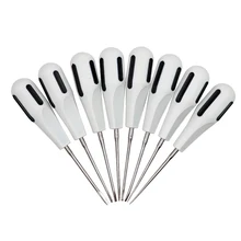 8Pcs Dental Surgery Extracting Apical Root Elevator Stainless Steel with Plastic Handle Dental Instrument Luxating Lift Elevator 8Pcs Dental Surgery Extracting Apical Root Elevator Stainless Steel with Plastic Handle Dental Instrument Luxating Lift Elevator
