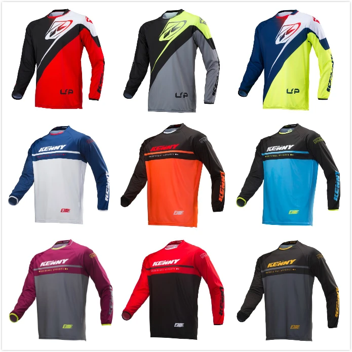 

2019 Kenny Moto Jersey DH MX BMX Mountain Bike fo moto Jersey/Motocross ATV Cross-Country Racing moto Breathable Mens Shirt
