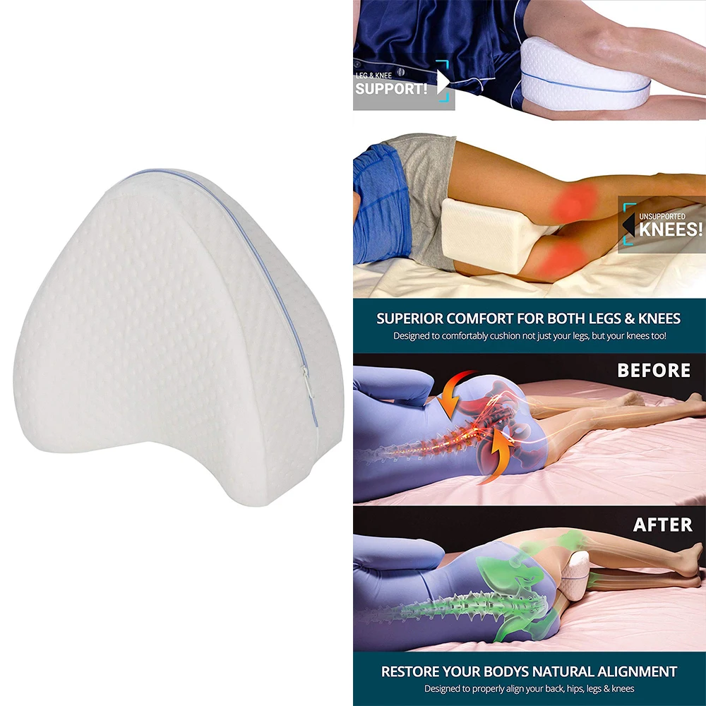 Leg Pillow For Back Hip Legs & Knee Support Wedge & Sciatica Nerve