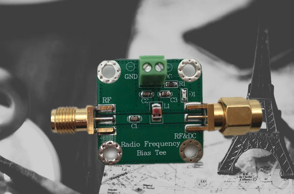 RF Biaser 1 МГц 3000 3 ГГц тройник широкополосный DC блокатор коаксиальный канал для HAM