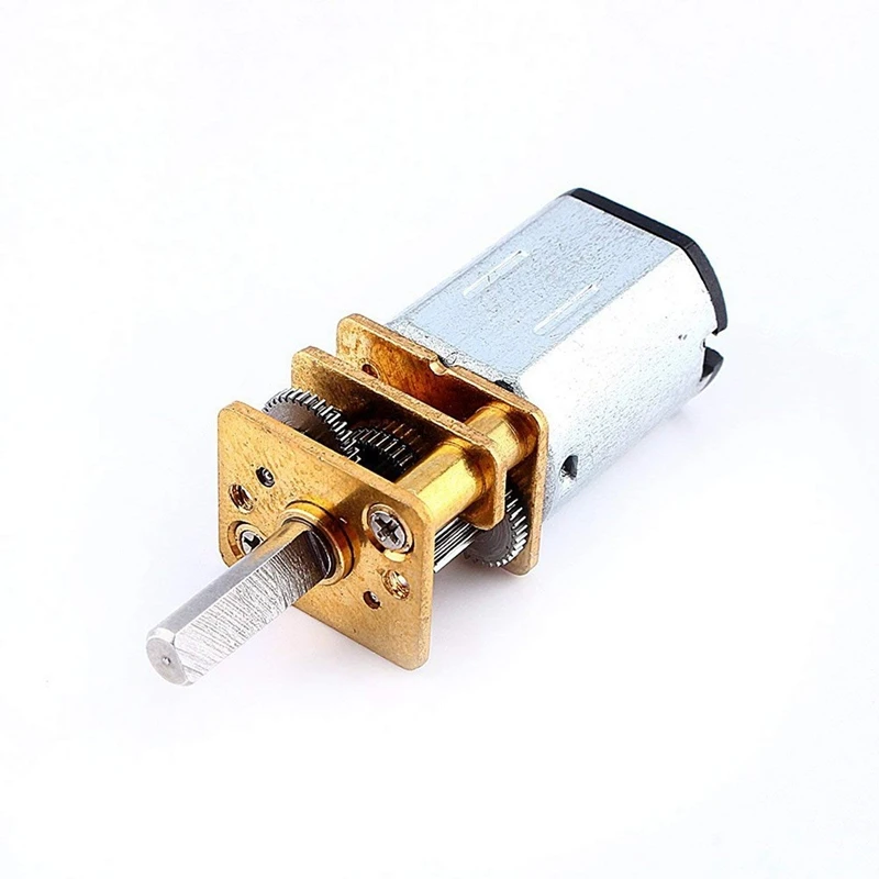

Mini Dc 12V Short Shaft Torque Gear Motor 200 Rpm With Metal Gear Replacement N20 For Rc Car, Robot Model, Diy Engine Toy (12V