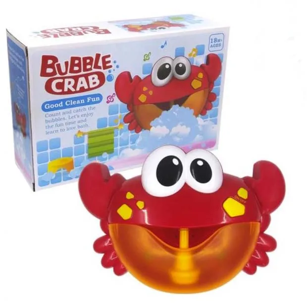 music bath time bubble crab