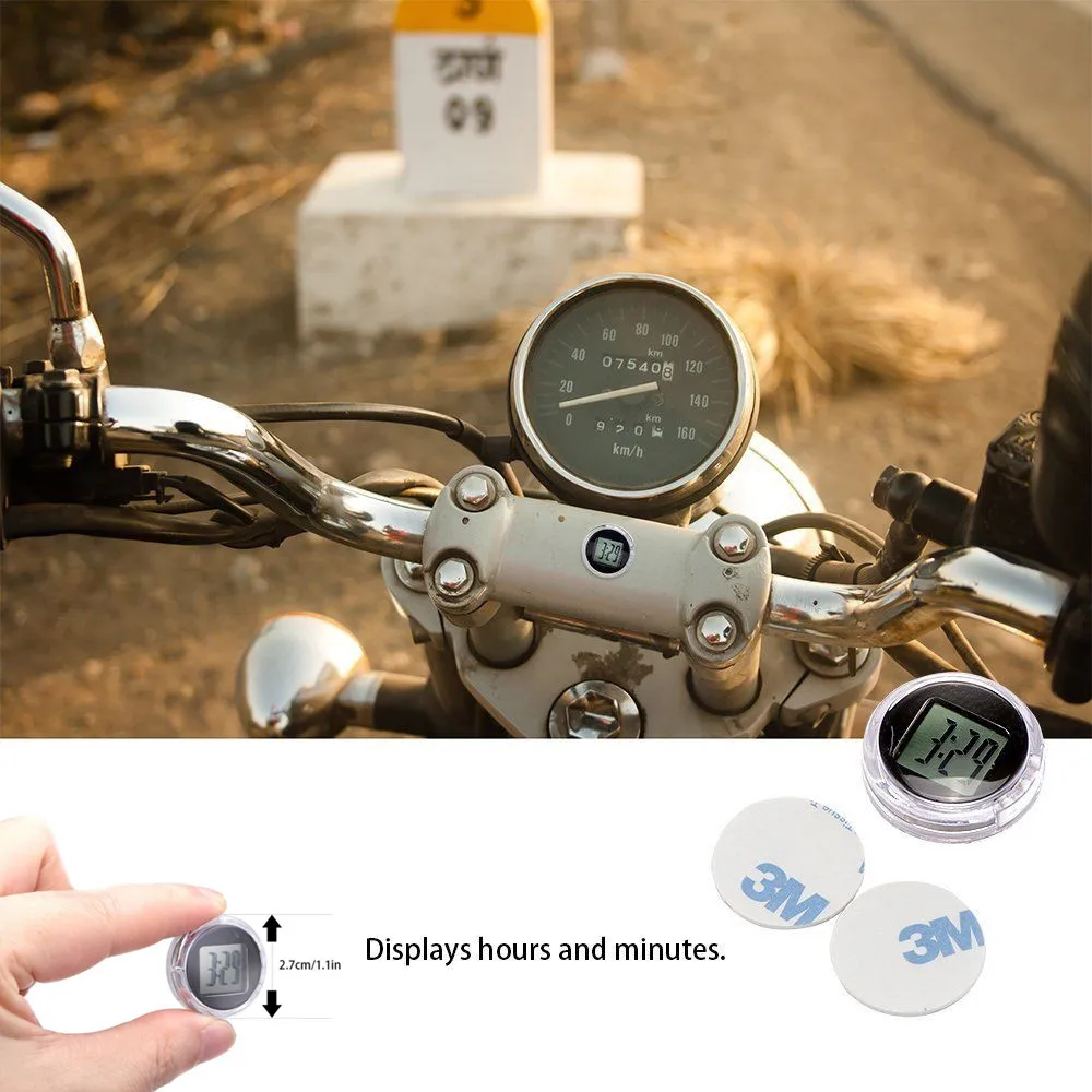 Универсальные мотоциклетные часы водонепроницаемые портативные палки-на кронштейн для мотоцикла часы мото цифровые часы украшение для дома