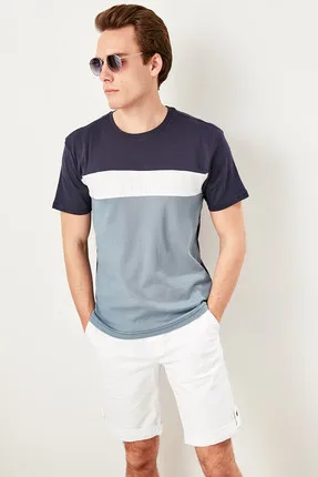 

Navy Men's T-shirts TMNSS19VL0010 Panel