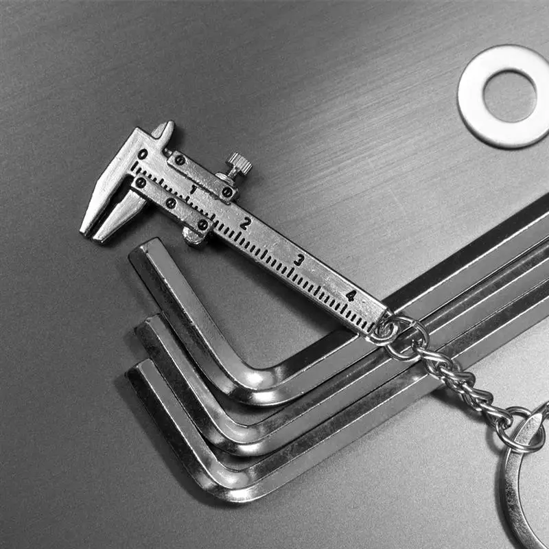 

Measuring Gauging Tools Mini Key Ring Calipers Special Simulation Model Slide Ruler Vernier Digital Caliper Accurate Micrometer