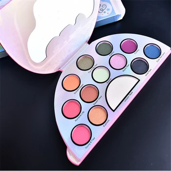 

12 Color Glitter Pearlescent Cosmetic Matte Eye Rainbow Eyeshadow Beauty Christmas Eyeshadow Women Pony Gift Shadow Palett Pony