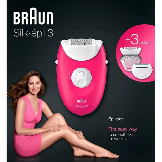 Эпилятор Braun Silk-epil 3 - Legs & body 3 3410