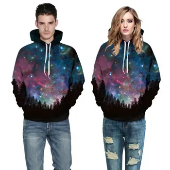 

Trendy Autumn Winter Men/Women 3d s With Hat Print Fire Space Galaxy C 3D Printed Oversized Hoodie