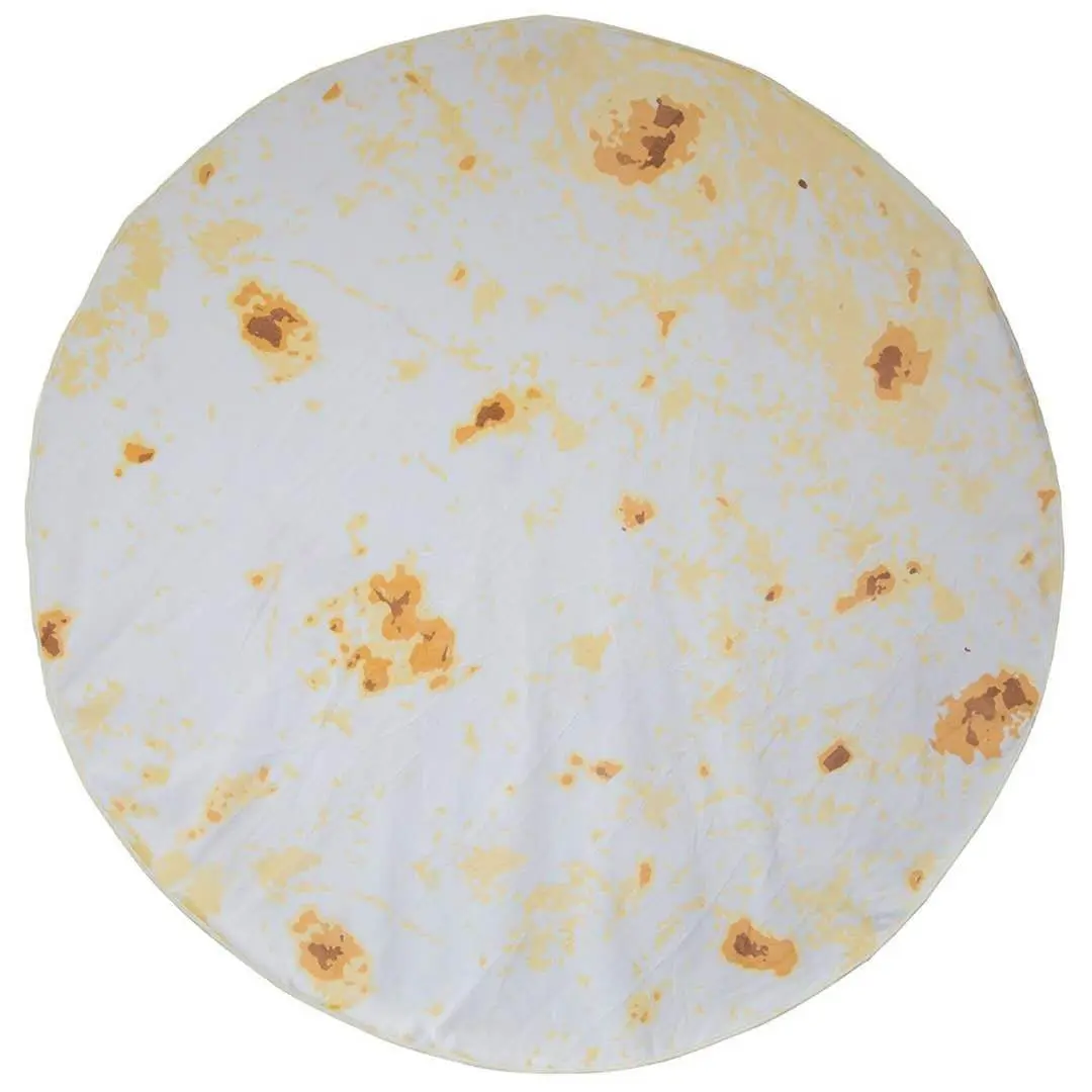 

Corn pancakes Flannel blanket baby corn burritos Round blanket knitted Coral fleece blankets for beds