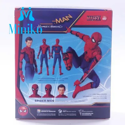 

18cm Pvc Spiderman Action Figure Toy Hero Spider Man Figurine Model Anime Movie Figure Collection Toy For Boys In Box