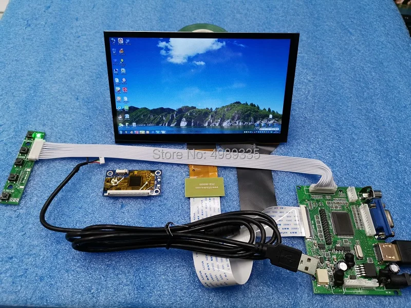  monitor disp7 inch touch display module suite 1024X600 supports Linux/android /win7810 plug and pla