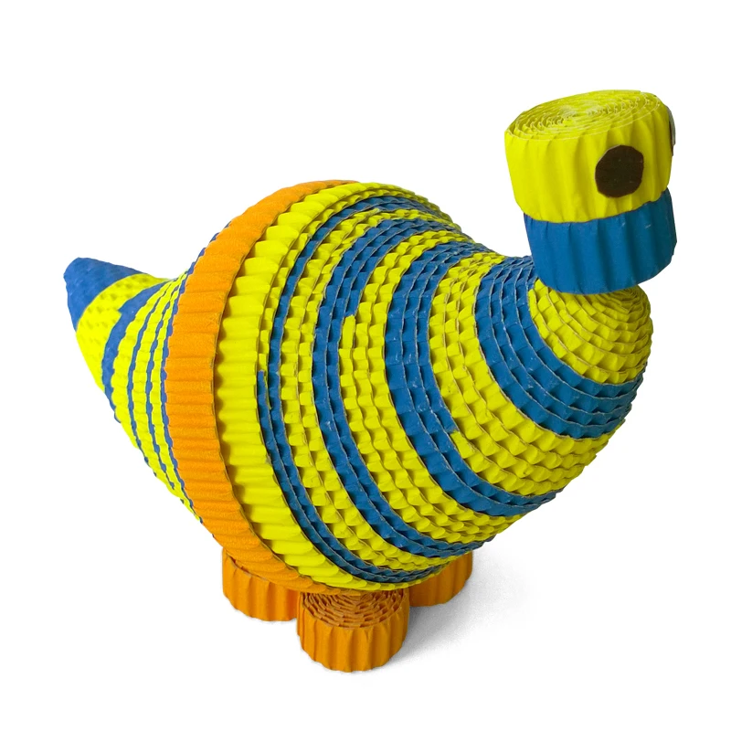 

Popular 3D Cute Small Dinosaur Model DIY Paper Quilling Craft Creative Toy Fun Kid-Parent Game Decoration Best Gifts for kids