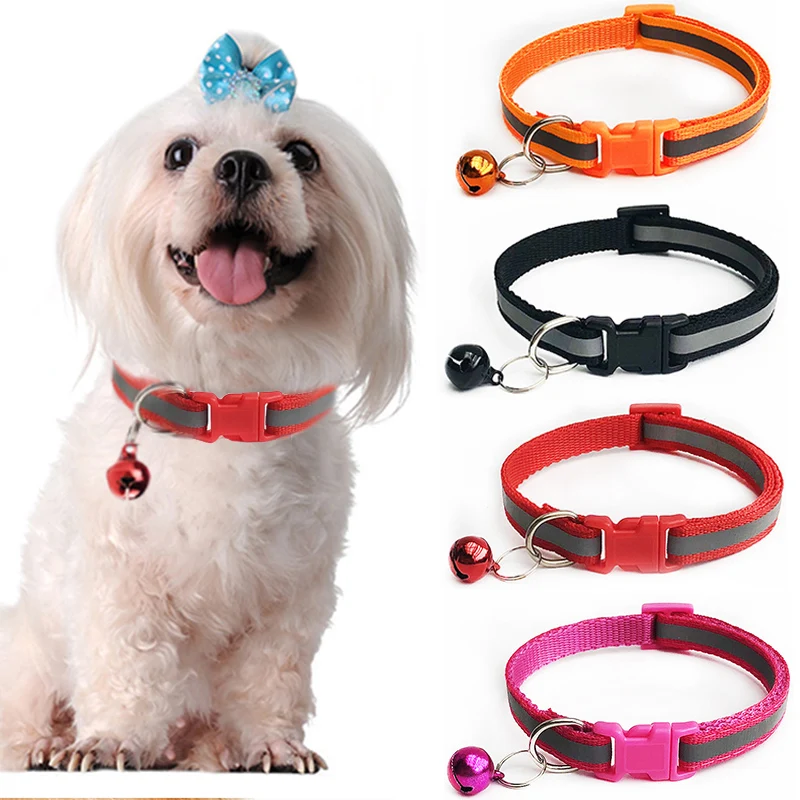 

Pet Collars Pet Supplies Adjustable Dog Collars Popular Necklace Collar Puppy 1PC With Bells Hot Sale Fashionable High Quality