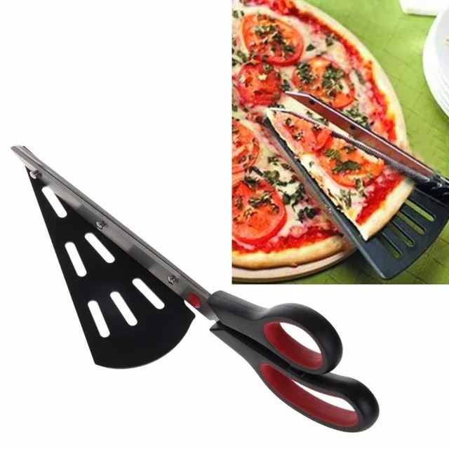 

13'' scissor Spatula Pizza Slicer Pancake Pie Serve Cutter Pastry Kitchen shear Restaurant slice tool