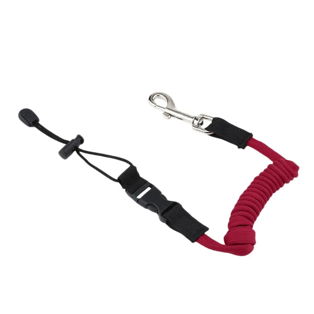 

Elastic Safety Leash Rowing Boats Raft Swivel Strech RopeKayak special paddle rope elastic hand rope Fishing Rod Lanyard