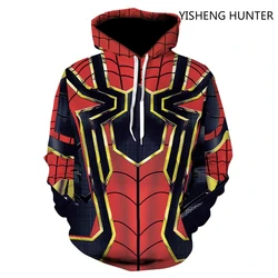 2019 Hot Sale Men hoodies Fashion men Spiderman 3d print Hoodies Streetwear Casual Cospaly Sweatshirt Plus Size 2019 Hot Sale Men hoodies Fashion men Spiderman 3d print Hoodies Streetwear Casual Cospaly Sweatshirt Plus Size