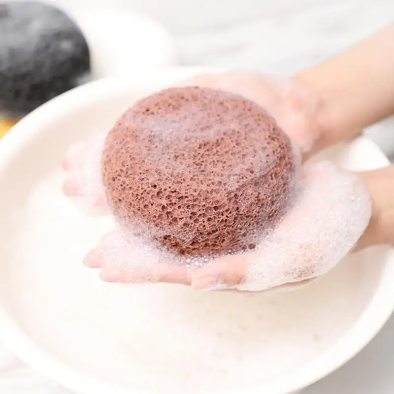

Exfoliate Body Bathing Massage Scrub Back Bathroom Accessory synthetic fiber Rich Lather Shower Body Cleaning Scrubber Bath Ball