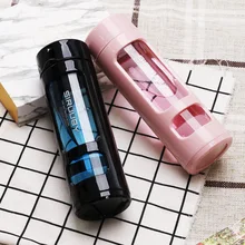 360 мл креативная Корейская версия с чайным фильтр для чая портативные стеклянные чашки для мужчин и женщин студенческие осенние чашки