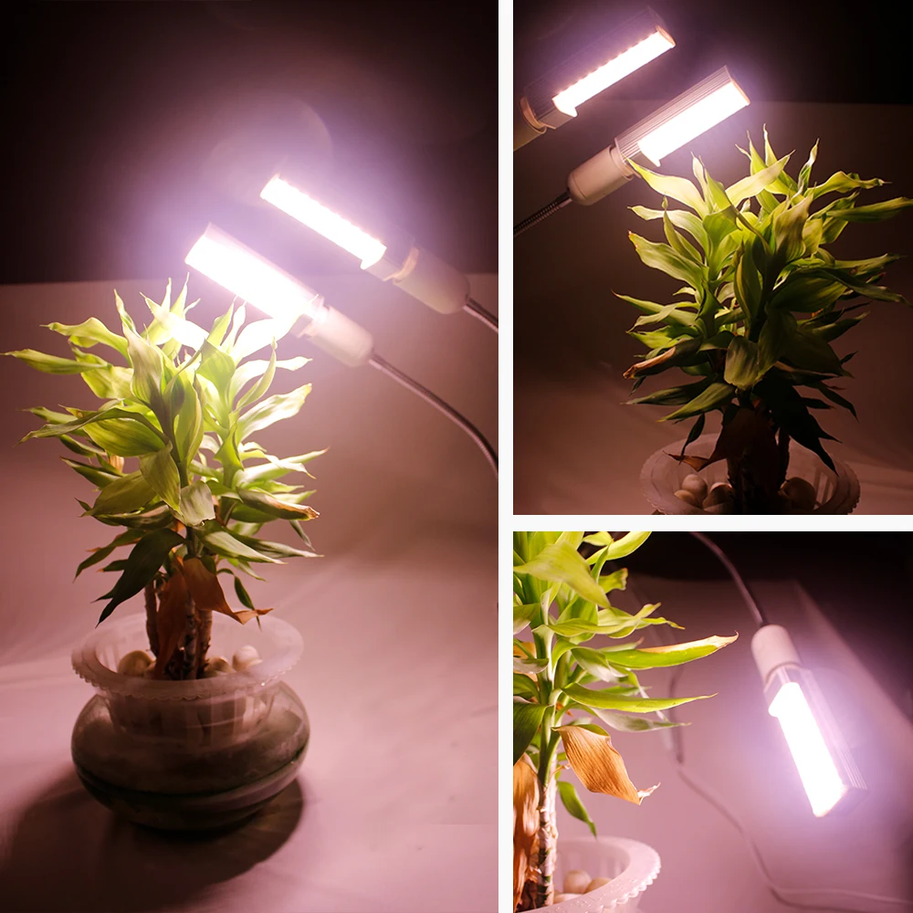 

360 Degrees Flexible Plan Light With On Off Switch Usb Desk Stand Holder For Plant Flower