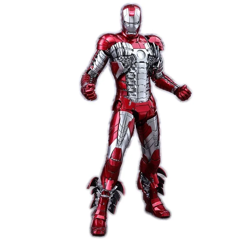 

Marvel Legends Mk5 flexible alloy Iron Man 2 The avengers action figures Model Movie Periphery Joint Movable Hot Figma for child