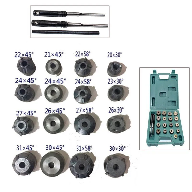 Valve Seat Reamer Motorcycle Repair Cutter Valve Tool Set motorcycle valve tool Fit For Honda Suzuki