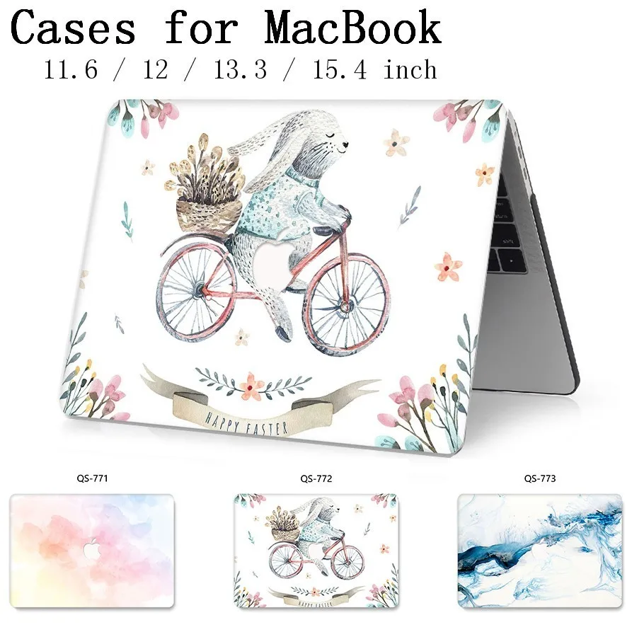 

New 2019 For Apple MacBook Air Pro Retina 13.3 15.4 11 12 13 15 Inch With Touch Bar+Keyboard Cove Laptop Case Funda Sleeve Bag