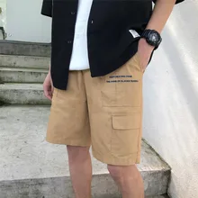 Новые летние список Корейская версия пара мужской свободные хип-хоп хлопок дикий Повседневные принты шорты M-2XL уличная лучшее