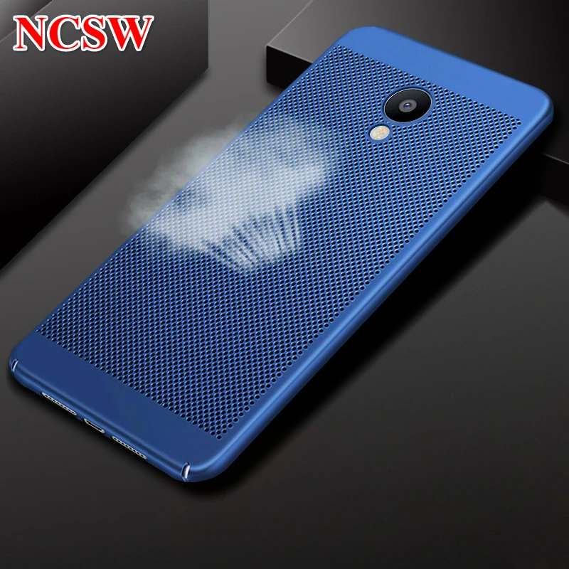 

Heat Dissipation Housing Phone Cases For Meizu M5 Note M3 Note Hard PC Full Cases Back Cover For Meizu Pro7 M5S M5C Hard PC Case