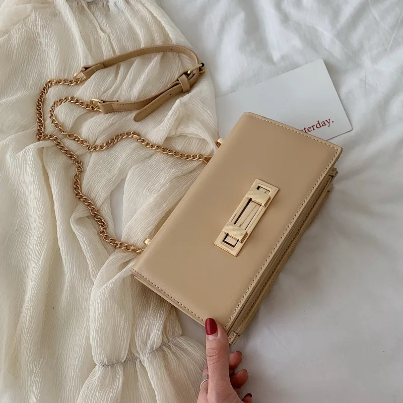 

Female Crossbody Bags For Women 2019 High Quality PU Leather Luxury Brand Handbags Designer Ladies Chains Shoulder Messenger Bag