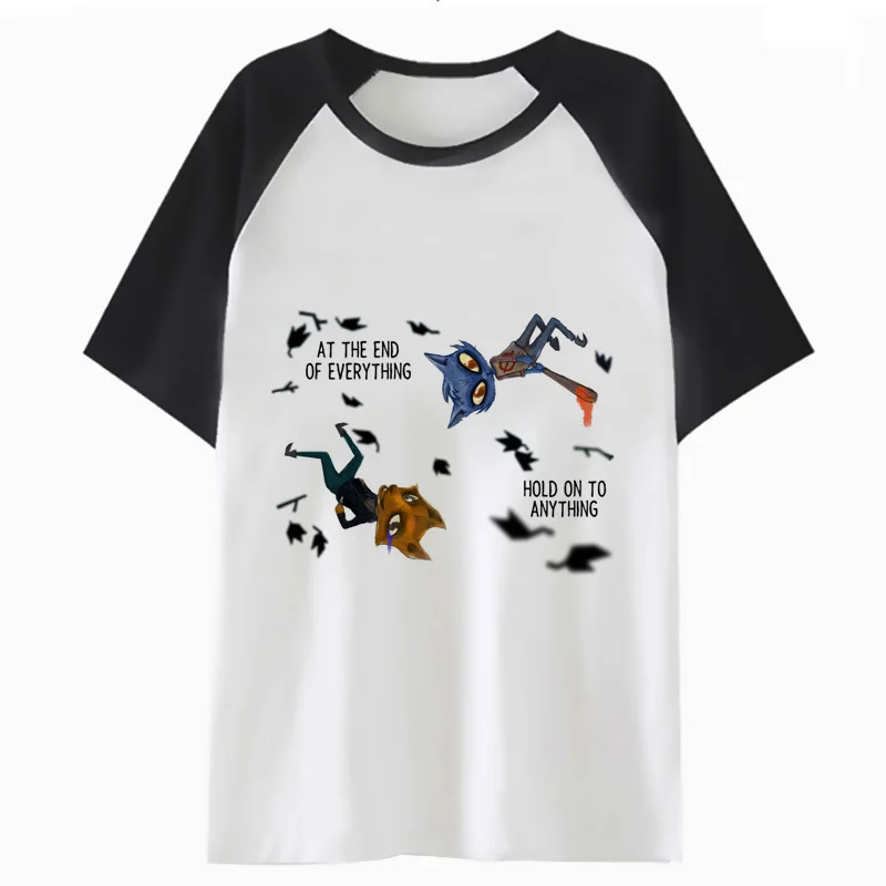 

night in the woods t shirt male hop top t-shirt tshirt streetwear hip for harajuku funny clothing tee men H1987