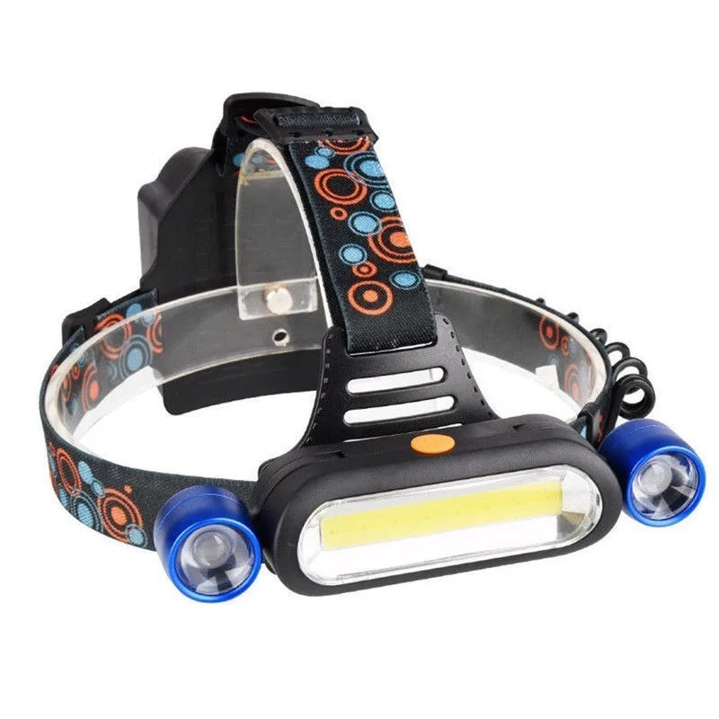 Floodlight Headlights Wear Charging Glare Super Bright Lithium Battery