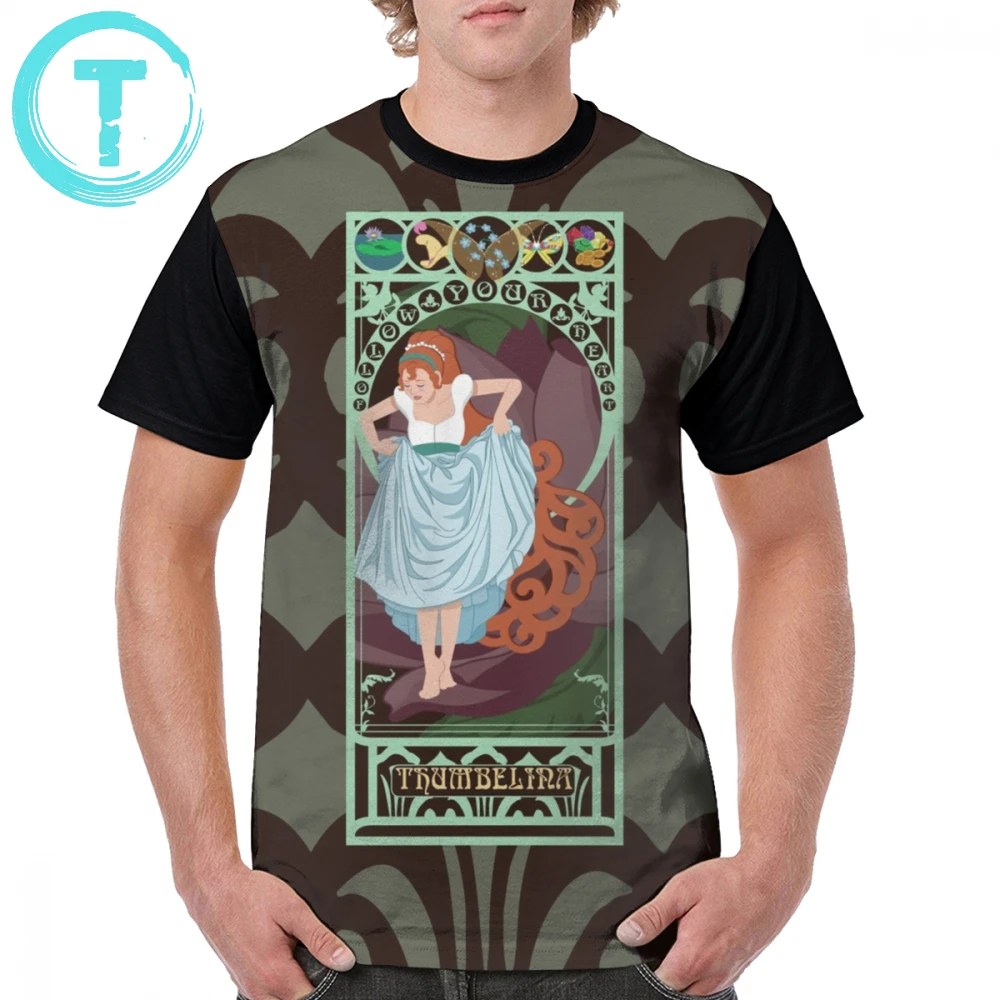 

Thumbelina T Shirt Thumbelina Nouveau - Thumbelina T-Shirt 100 Percent Polyester Big Graphic Tee Shirt Awesome Casual Tshirt