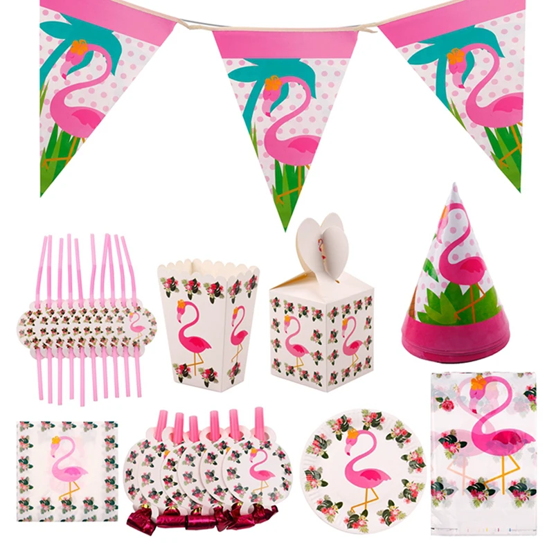FENGRISE Beach Party Novelty Flamingo Party Decorations Wedding Decor Pineapple