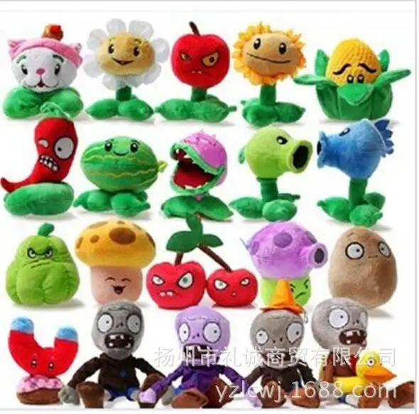 Plants vs Zombies плюшевые игрушки 12 28 см Растения против Зомби мягкие кукла игрушка для
