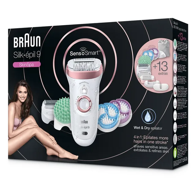 Эпилятор Braun Silk-epil 9 SkinSpa SensoSmart 9990 4 в 1