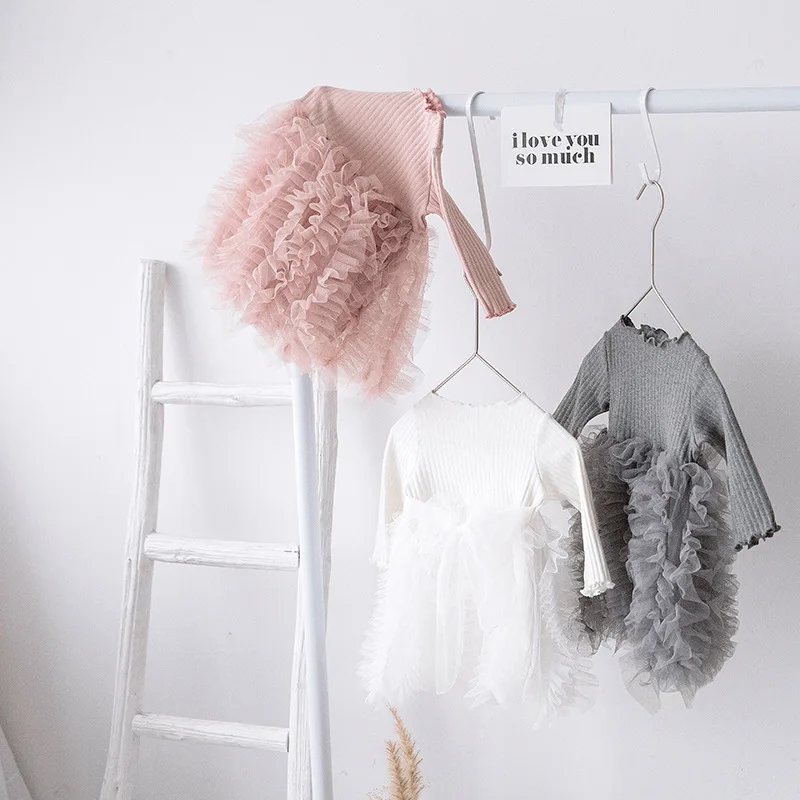 

2019 New Style Princess Baby Girl Dress Party Birthday Dress Lace Baptism Infantil Bow Tulle Wedding Dresses Newborn