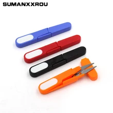 Ножницы рыболовные linePortable рыболовные ножницы с пластиковыми ручками с крышками из нержавеющей стали