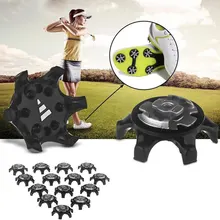 14 шт. обувь для гольфа мягкие шипы шпильки Резина поворот быстро твист Замена шипов набор учебные пособия для гольфа запчасти кроссовки аксессуары