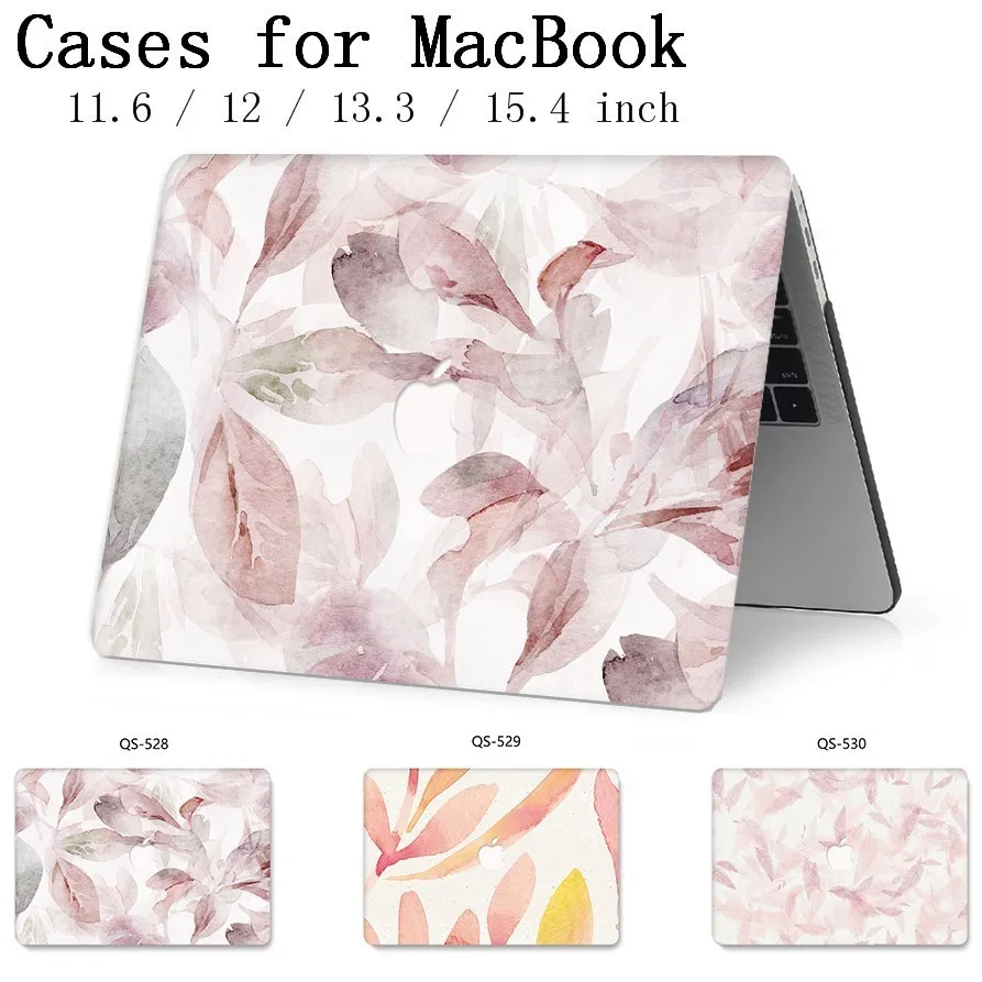 

For Laptop Case MacBook 13.3 15.4 Inch For MacBook Air Pro Retina 11 12 13 15 With Screen Protector Keyboard Cove Apple Bag Case