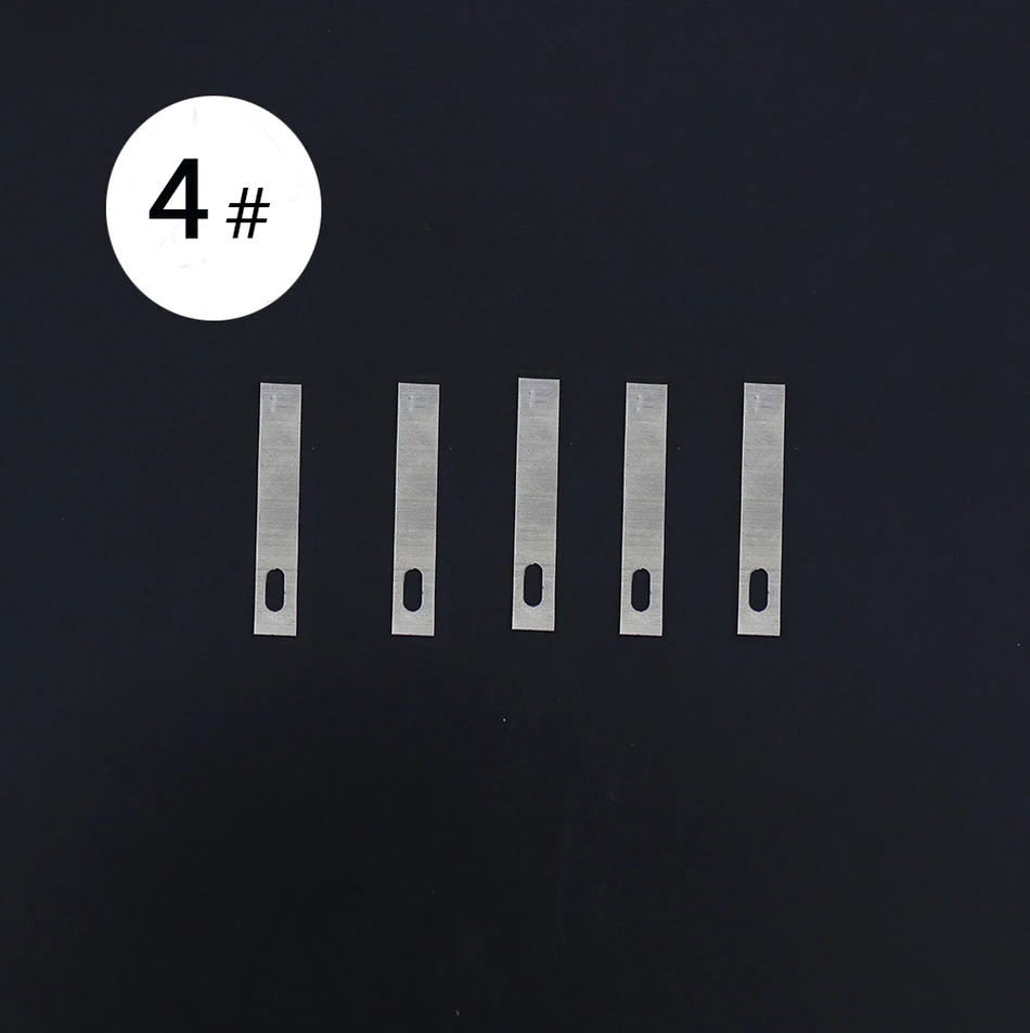 

5 pcs 4# Wood Carving blades Tools for Engraving Craft Sculpture Knife Scalpel Cutting Tool PCB Repair