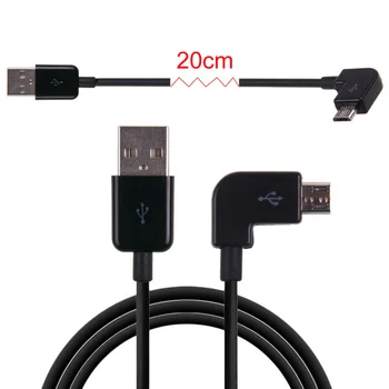 

CYSM CY Left angled 90 degree Micro USB Male to USB Data Charge Cable for Mobile Phone & Tablet Black Color 100cm