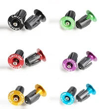 1 Pair Bike Handlebar End Plugs Aluminum MTB Road Bicycle Handlebar Grips High Quality Cycling Handle Bar Cap Stoppers Bicicleta 1 Pair Bike Handlebar End Plugs Aluminum MTB Road Bicycle Handlebar Grips High Quality Cycling Handle Bar Cap Stoppers Bicicleta
