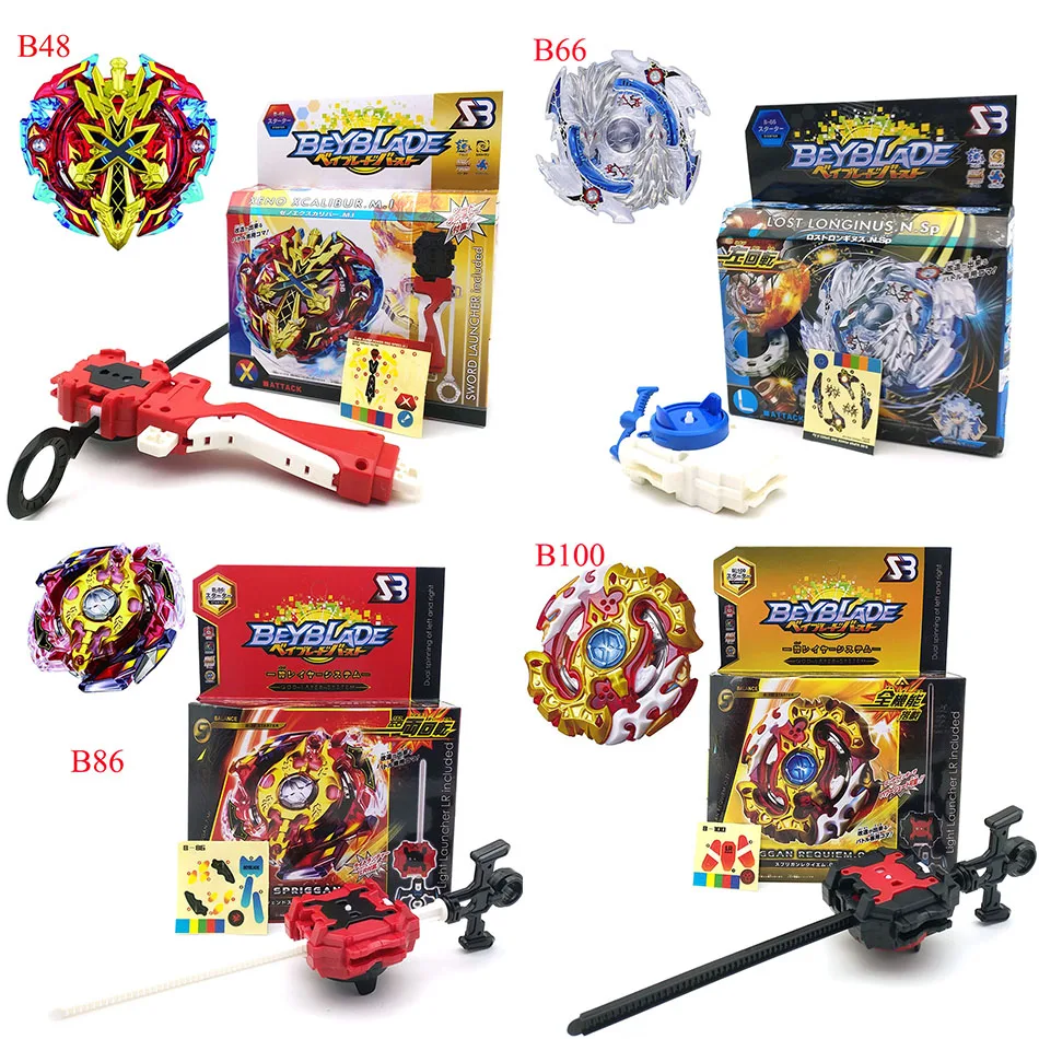

Beyblade burst starter B-100 Legend Spriggan 7 Mr Bey blades bayblade with launcher stater set high performance battling top
