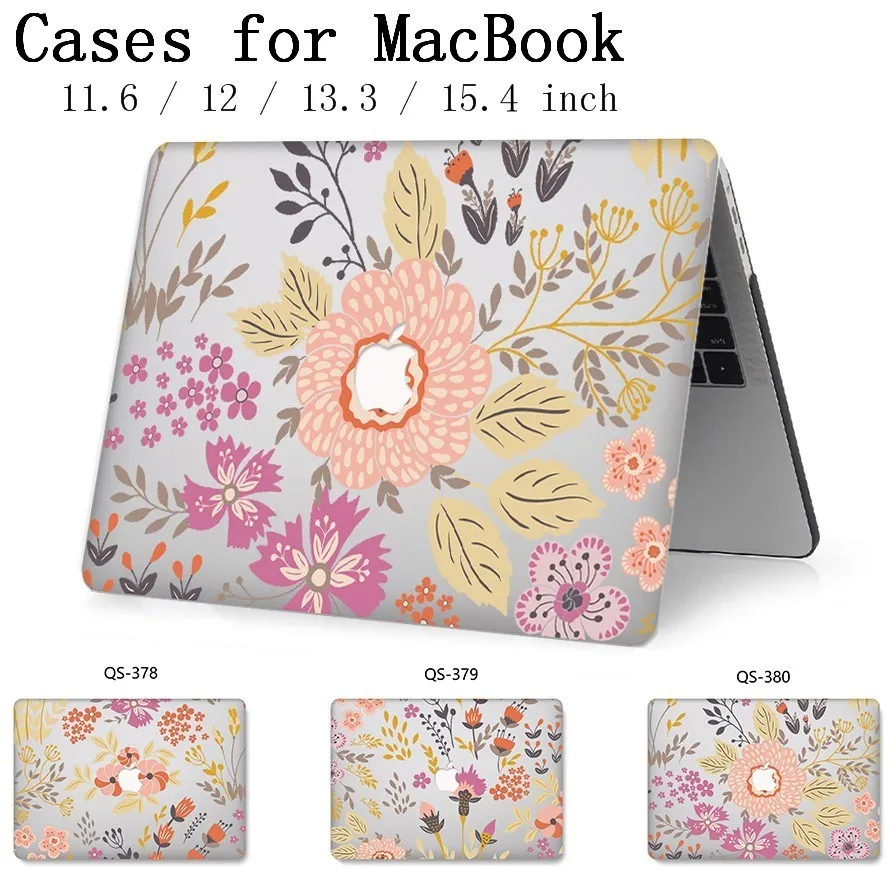 

Laptop Case Hot For Apple Macbook 13.3 15.6 Inch For MacBook Air Pro Retina 11 12 13 15.4 With Screen Protector Keyboard Cove