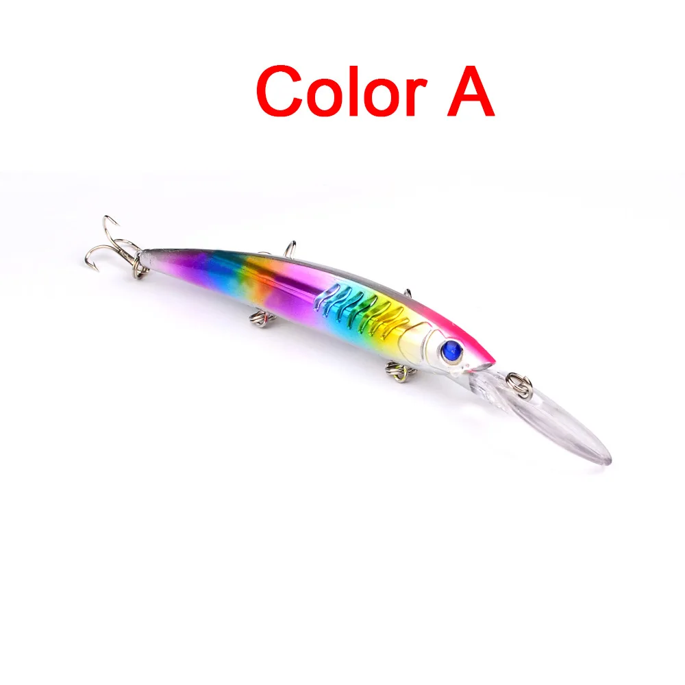  15.2cm Classic Road Fishing Lures Bait Plastic Hard Bait Freshwater 1PcsFishing bait mimics small f