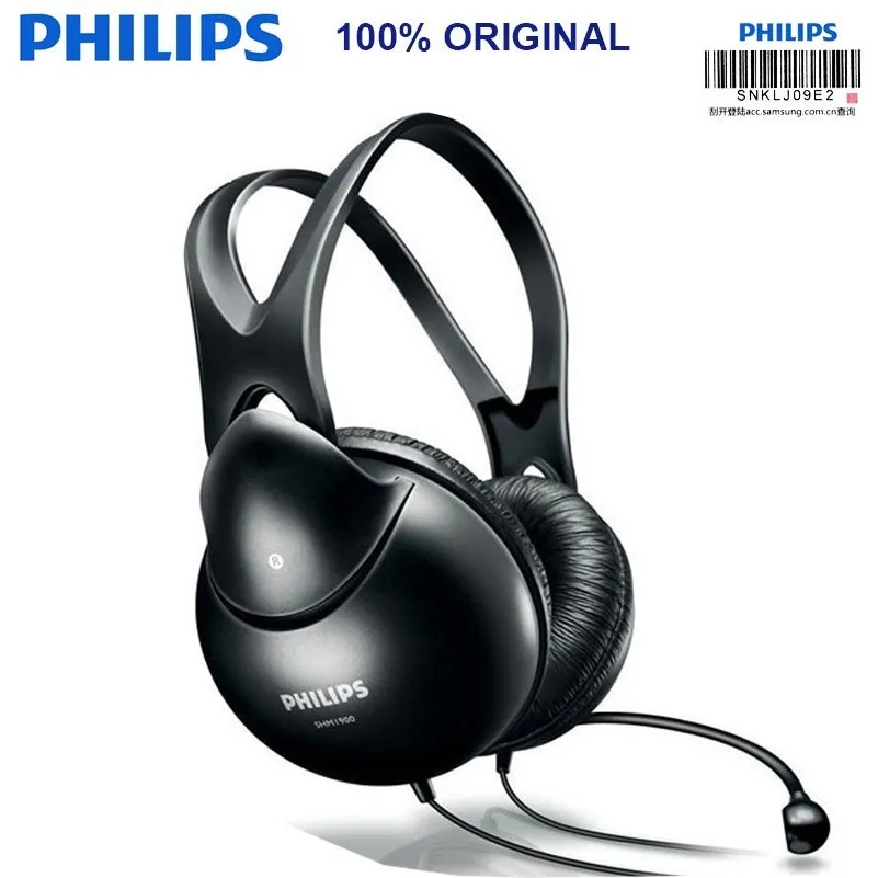 Наушники Philips SHM1900 с микрофоном игровая гарнитура поддержкой музыки фильмов и игр